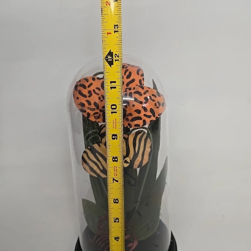 Hyde and EEK! Boutique 2020 Animal Print Halloween Plants Cloche Terrarium‎